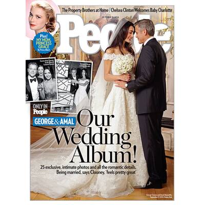 George Clooney & Amal Alamuddin: Das Hochzeitsfoto in Hello!