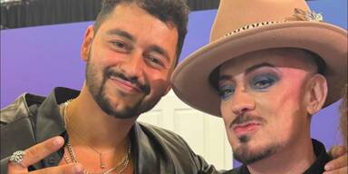 Noam Bettan aus Israel mit Boy George