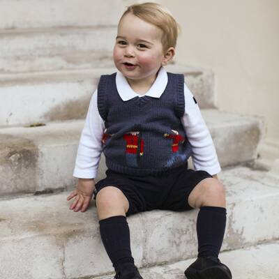 So süß ist Prinz George