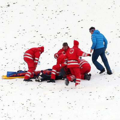Schock-Momente beim Skifliegen am Kulm