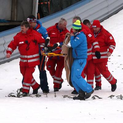 Schock-Momente beim Skifliegen am Kulm