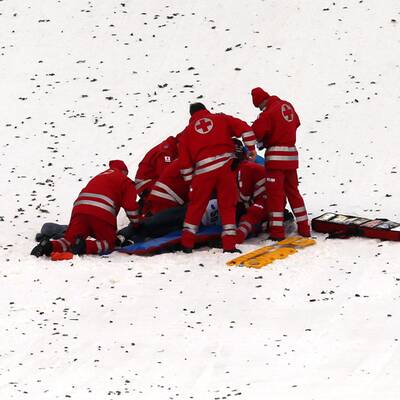 Schock-Momente beim Skifliegen am Kulm