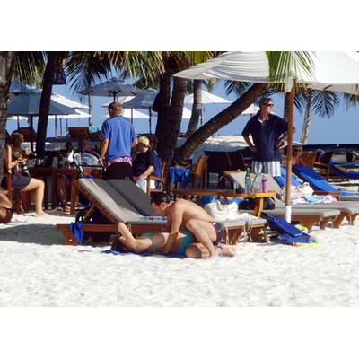 Geri Halliwell: Heiß am Strand