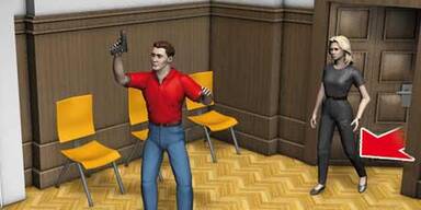 Mann tötet Gerichtsangestellte