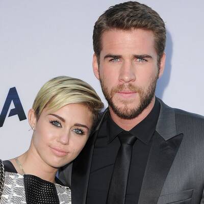 Miley Cyrus & Liam Hemsworth bei 