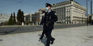 polizei griechenland corona