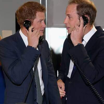 Prinz William und Bruder Harry im Charity-Auftrag