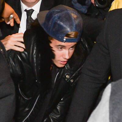 Justin Bieber auf der Polizeiwache