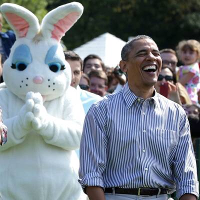 US-Präsident mimte zu Ostern das Monster
