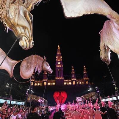 Bilder vom Rathausplatz