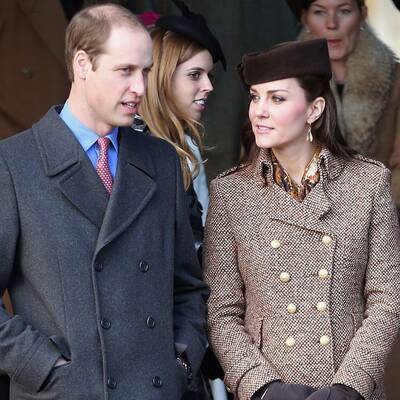Die britischen Royals gehen zum weihnachtlichen Gottesdienst