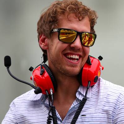 Die ersten Ferrari-Bilder von Sebastian Vettel