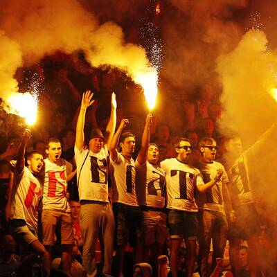 Hooligan-Krieg in Belgrad