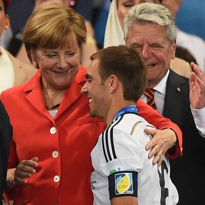 So jubeln Merkel & Gauck