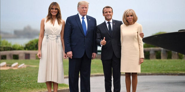 Trump Macron
