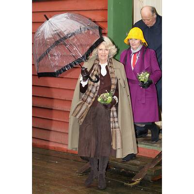 Charles & Camilla: Holzhacken in Norwegen