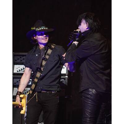Johonny Depp und Marilyn Manson rocken