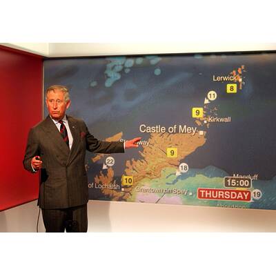 Prinz Charles als Wetterfrosch