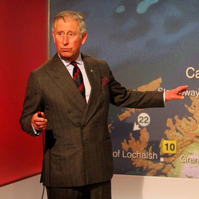 Prinz Charles als Wetterfrosch