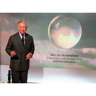 Prinz Charles als Wetterfrosch