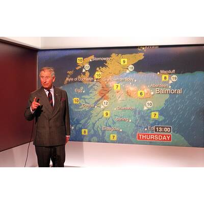 Prinz Charles als Wetterfrosch