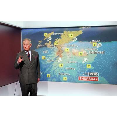 Prinz Charles als Wetterfrosch