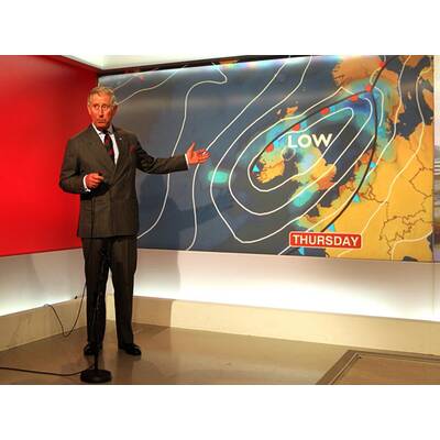 Prinz Charles als Wetterfrosch