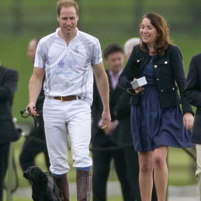 William & Kate: Ganz vernarrt in Hündchen Lupo