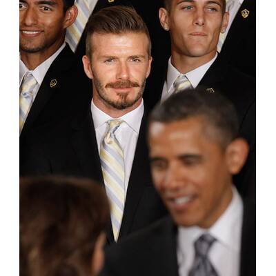 David Beckham zu Besuch bei Barack Obama