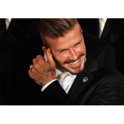 David Beckham zu Besuch bei Barack Obama