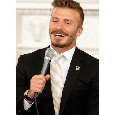 David Beckham zu Besuch bei Barack Obama