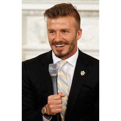 David Beckham zu Besuch bei Barack Obama