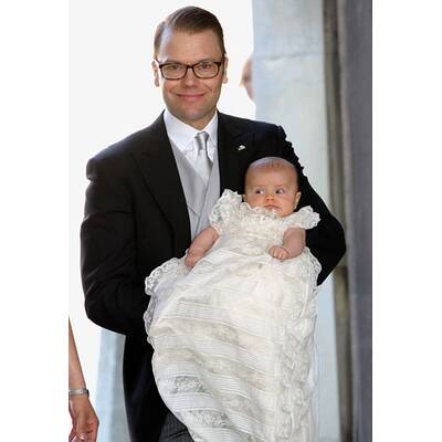 Prinzessin Estelle bei ihrer Taufe