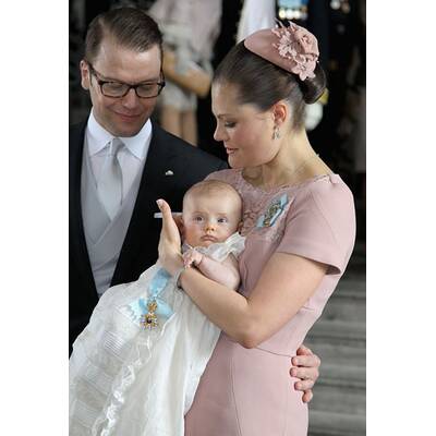 Prinzessin Estelle bei ihrer Taufe