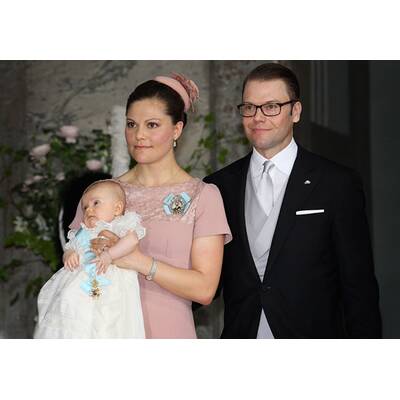 Prinzessin Estelle bei ihrer Taufe