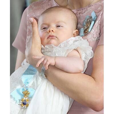 Prinzessin Estelle bei ihrer Taufe