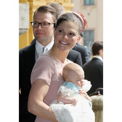 Prinzessin Estelle bei ihrer Taufe