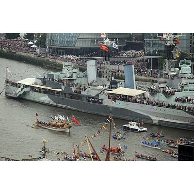 Weltrekord: 1.000 Schiffe ehrten Queen Elizabeth II.