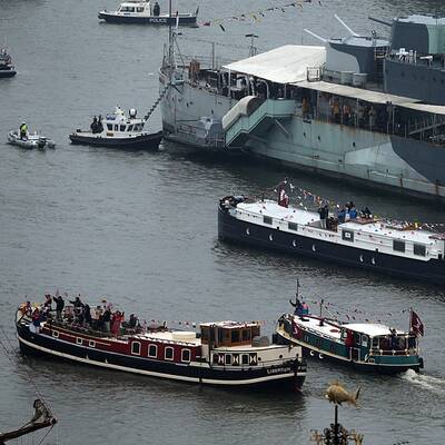 Weltrekord: 1.000 Schiffe ehrten Queen Elizabeth II.