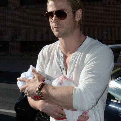 Chris Hemsworth: Stolzer Papa