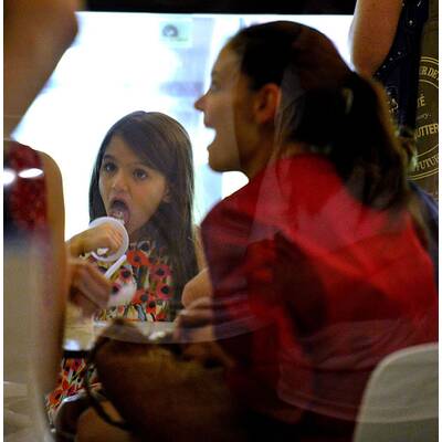 Katie Holmes und Suri Cruise: Gut drauf!