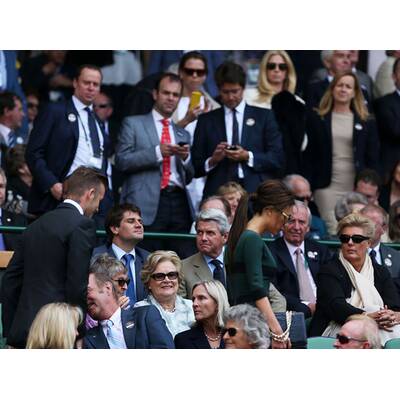 David & Victoria Beckham besuchen Tennis-Turnier