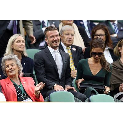 David & Victoria Beckham besuchen Tennis-Turnier