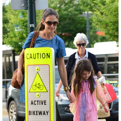 Katie Holmes &  Suri: Gut drauf trotz Scheidung