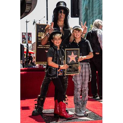 Slash: Stern am Hollywood Walk of Fame