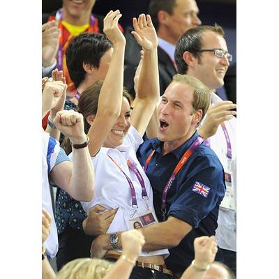 Prinz William & Herzogin Kate: Umarmungen bei Olympia