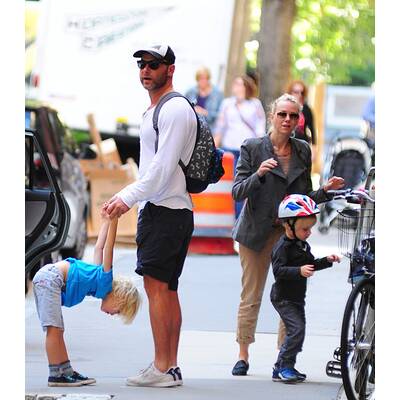 Naomi Watts & Liev Shreiber haben Spaß mit ihren Kids