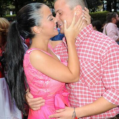 Rocco Stark & Kim Debkowski: Im Babyglück auf dem Oktoberfest