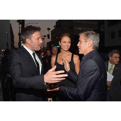 George Clooney & Stacy Keibler: Turtel-Auftritt