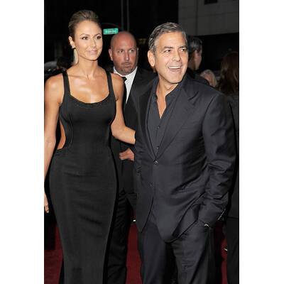 George Clooney & Stacy Keibler: Turtel-Auftritt